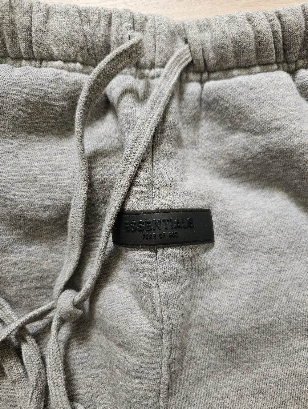 Fear Of God Essentials Sweat Soccer Fleece shorts Dark Oatmeal